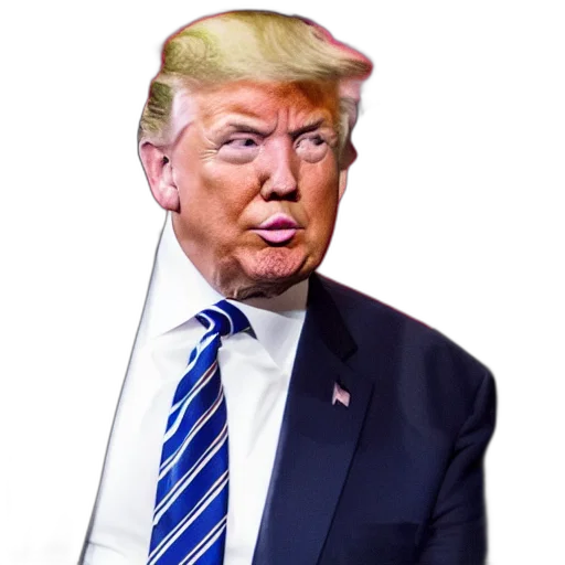 mask, hat, hair, creature, vaporwave, 3d render, photorealistic, concept art transparent PNG cut-out