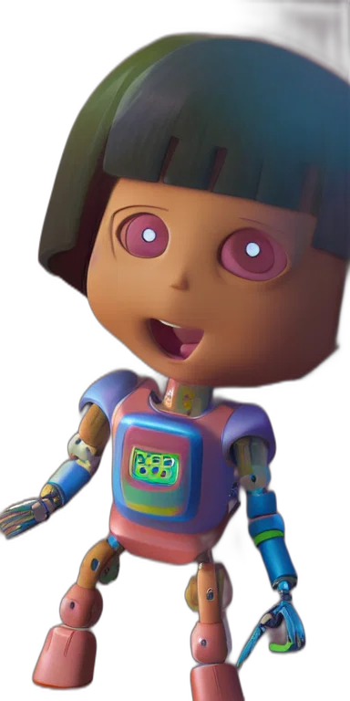 robot, face, jacket, creature transparent PNG cut-out