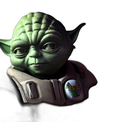 staff, mask, 3d render, concept art transparent PNG cut-out