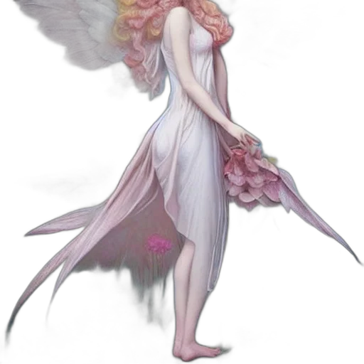 dress, staff, creature, fantasy art, concept art, pixel art, watercolor, pastel transparent PNG cut-out