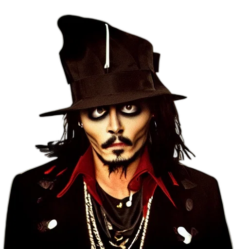 hat, face, staff, jewelry, photorealistic, cartoon, comic book art, fantasy art transparent PNG cut-out