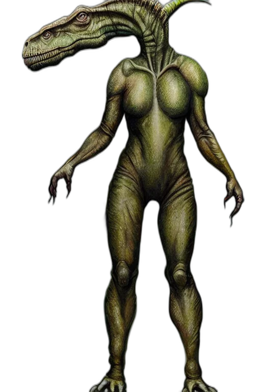 creature, dress, staff, mask, concept art, fantasy art, comic book art, watercolor transparent PNG cut-out