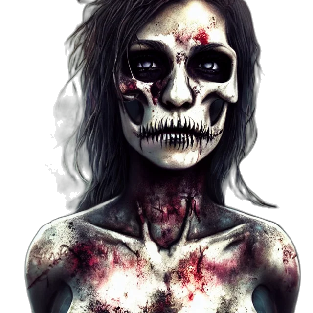 face, mask, comic book art, photorealistic, fantasy art, concept art, dark, full transparent PNG cut-out