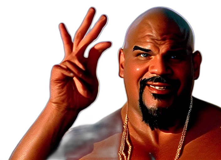 photorealistic, film, still, sinbad, kazaam, movie transparent PNG cut-out