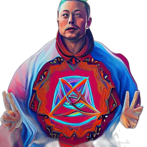 jacket, face, robot, mask, fantasy art, concept art, photorealistic, vaporwave transparent PNG cut-out