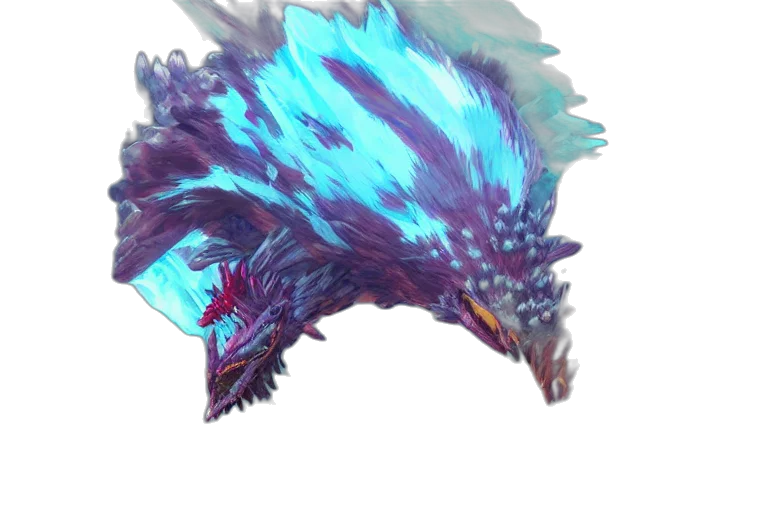 dragon, creature, staff, hair transparent PNG cut-out