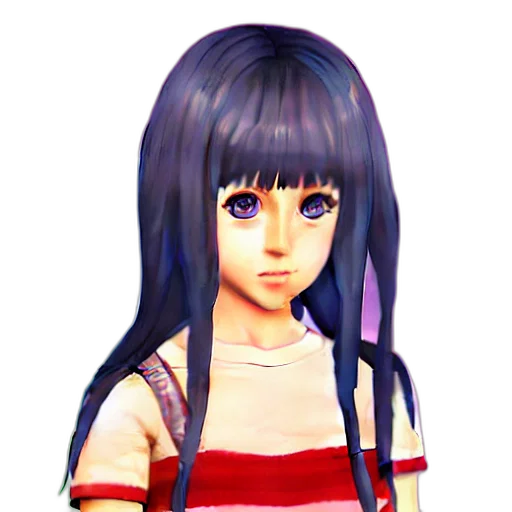 face, staff, hair, creature transparent PNG cut-out