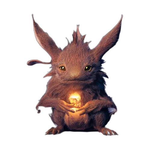 dragon, creature, staff, animal, concept art, fantasy art, 3d render, pixel art transparent PNG cut-out