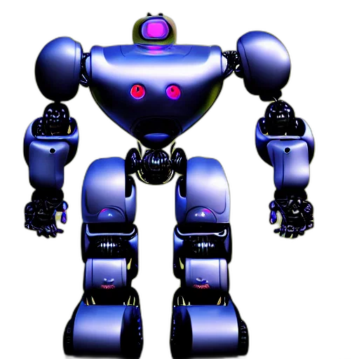 robot, 3d render, concept art, pixel art, cyberpunk, giant, robotic, wlop transparent PNG cut-out