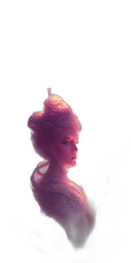 crown, hair, staff, dress transparent PNG cut-out