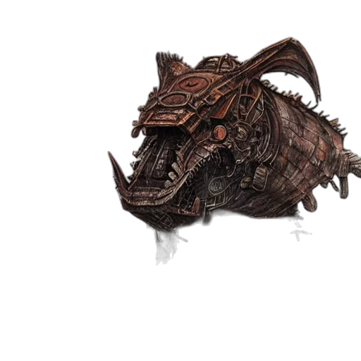 dragon, mask, creature, animal transparent PNG cut-out
