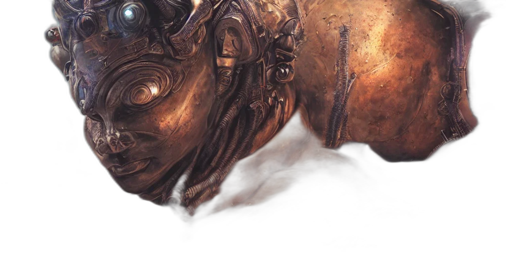 mask, robot, face, concept art transparent PNG cut-out