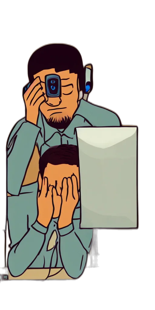 staff, robot, face, mask transparent PNG cut-out