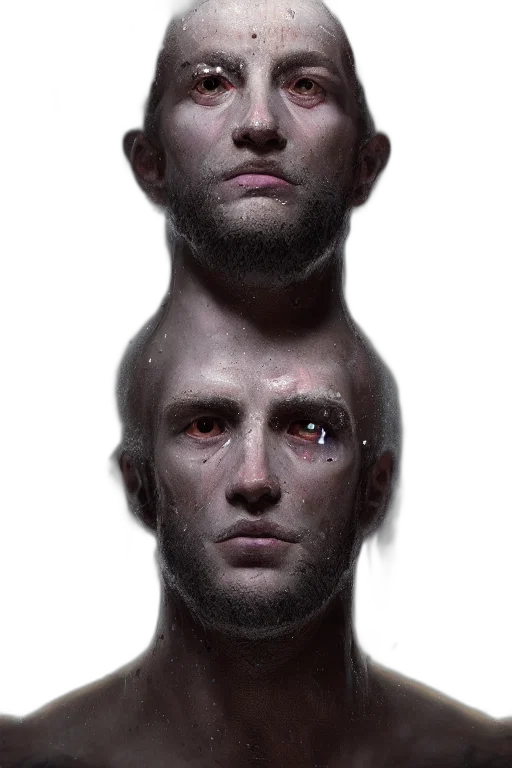 face, mask, creature, crown, concept art, photorealistic, 3d render, cyberpunk transparent PNG cut-out