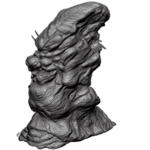 creature, face, crown, mask, concept art, 3d render, photorealistic, fantasy art transparent PNG cut-out