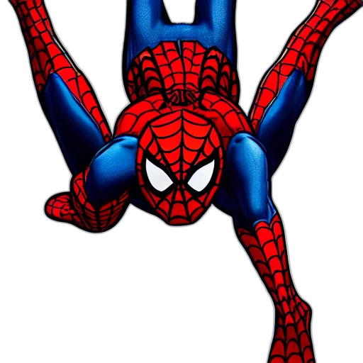 animal, mask, creature, comic book art, concept art, 3d render, pixel art, spiderman transparent PNG cut-out