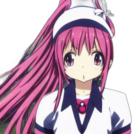 staff, hat, dress, anime transparent PNG cut-out