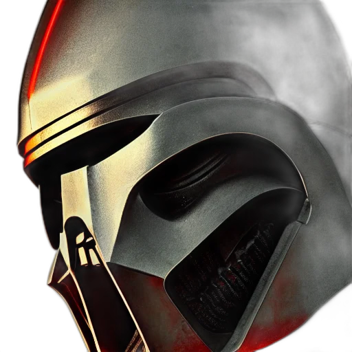 mask, face, weapon, concept art, photorealistic, comic book art, fantasy art, realistic transparent PNG cut-out