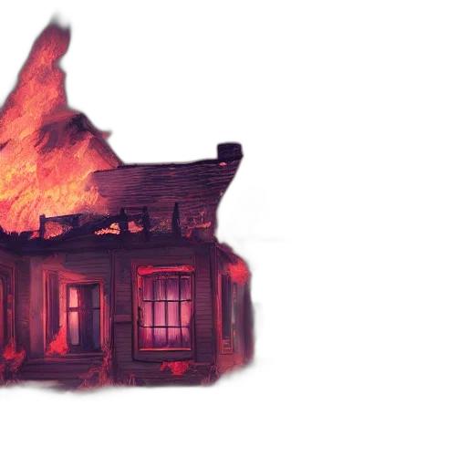 building, concept art, watercolor, 3d render transparent PNG cut-out