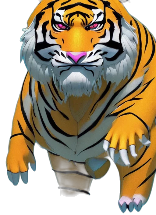animal, creature, concept art, 3d render transparent PNG cut-out