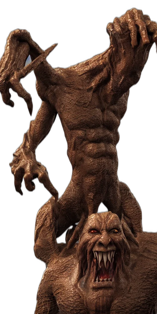 creature, animal, dragon, staff transparent PNG cut-out