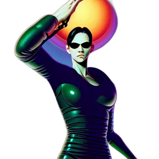 dress, robot, jacket, cyberpunk transparent PNG cut-out