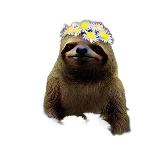 hat, animal, creature, flower transparent PNG cut-out