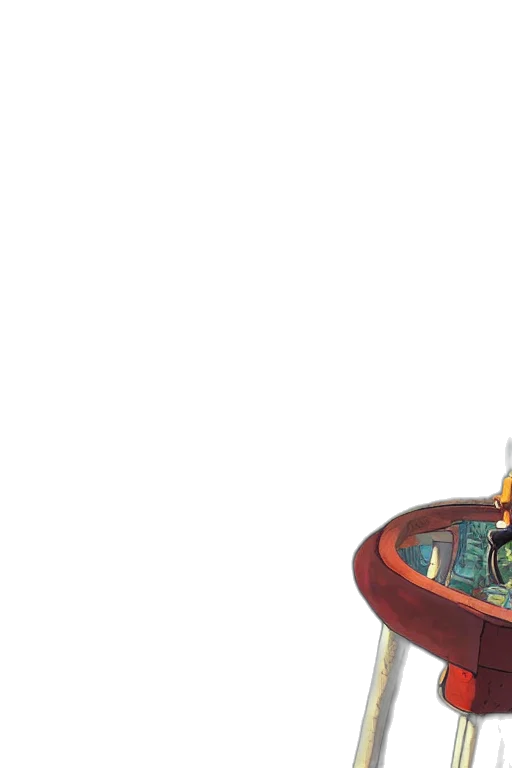 robot, furniture, jewelry, crown transparent PNG cut-out