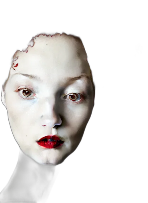 face, mask, crown, creature transparent PNG cut-out
