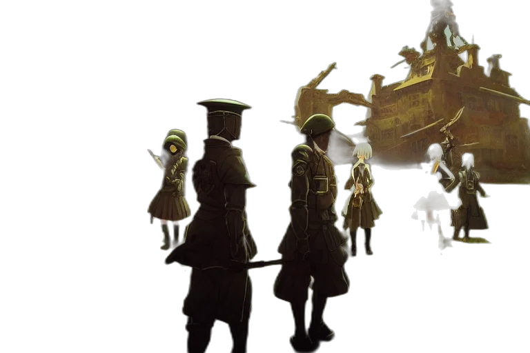 staff, concept art, fantasy art, 3d render transparent PNG cut-out