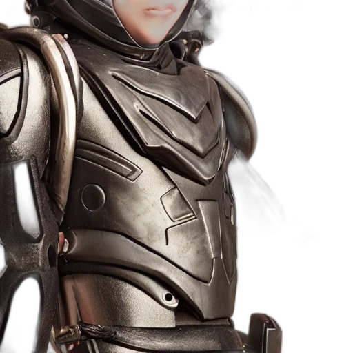 robot, staff, sword, face transparent PNG cut-out