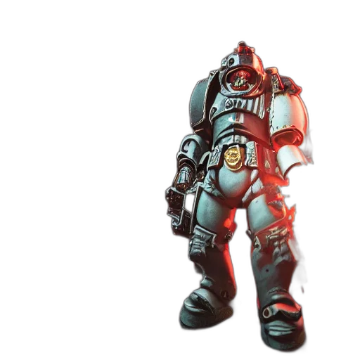 robot, weapon, staff, jacket transparent PNG cut-out