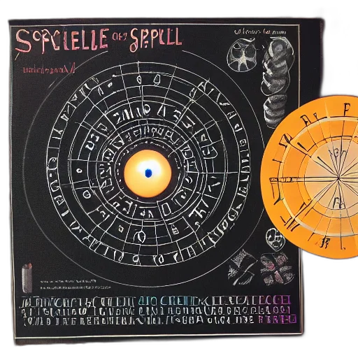 spell, circle, instructional, guide transparent PNG cut-out