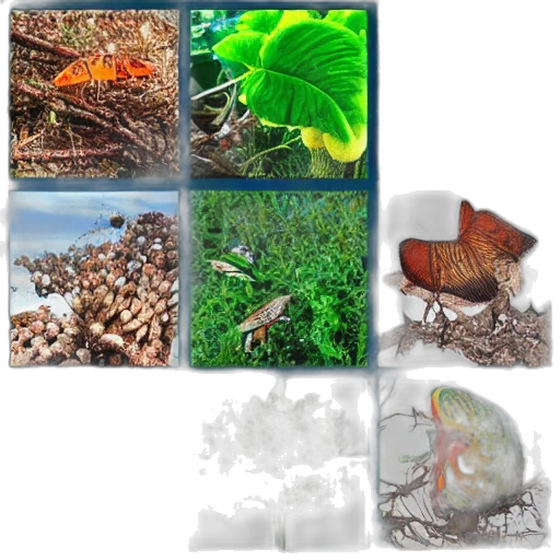 animal, photorealistic, 3d render, earth tones transparent PNG cut-out