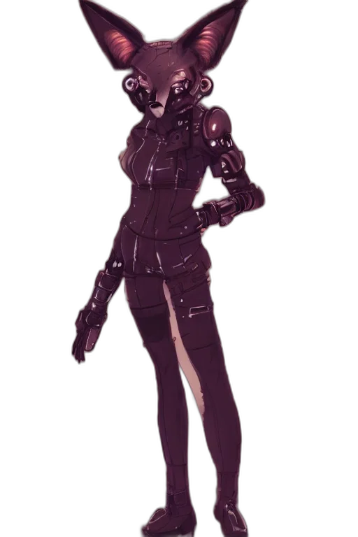 robot, weapon, jacket, staff transparent PNG cut-out
