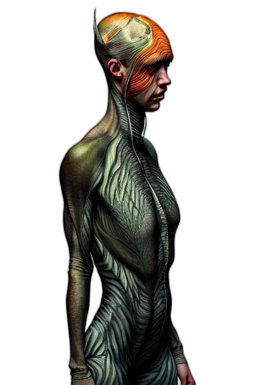 creature, animal, robot, staff, concept art, comic book art, fantasy art, 3d render transparent PNG cut-out