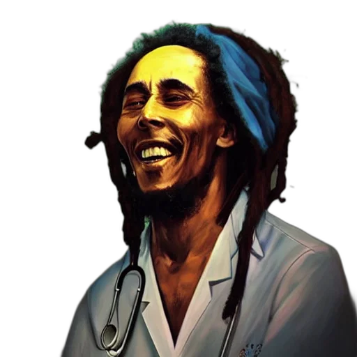 staff, photorealistic, cartoon, comic book art transparent PNG cut-out