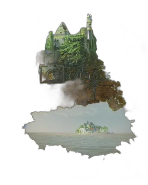 crown, concept art, fantasy art, photorealistic, 3d render, fog, underwater, forest transparent PNG cut-out