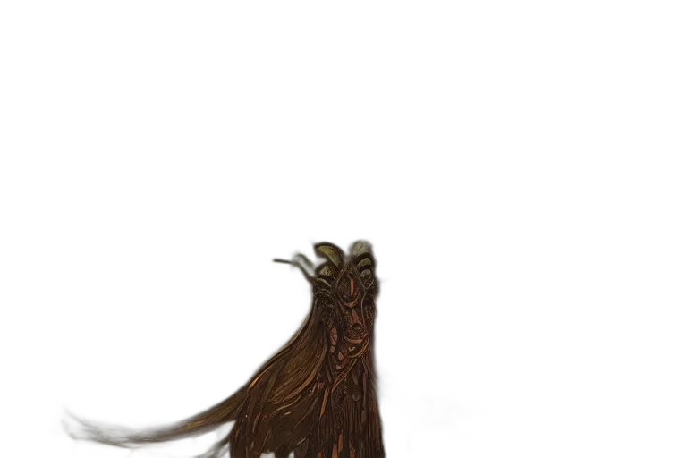 hair, creature, animal, dragon, concept art, fantasy art, 3d render, photorealistic transparent PNG cut-out