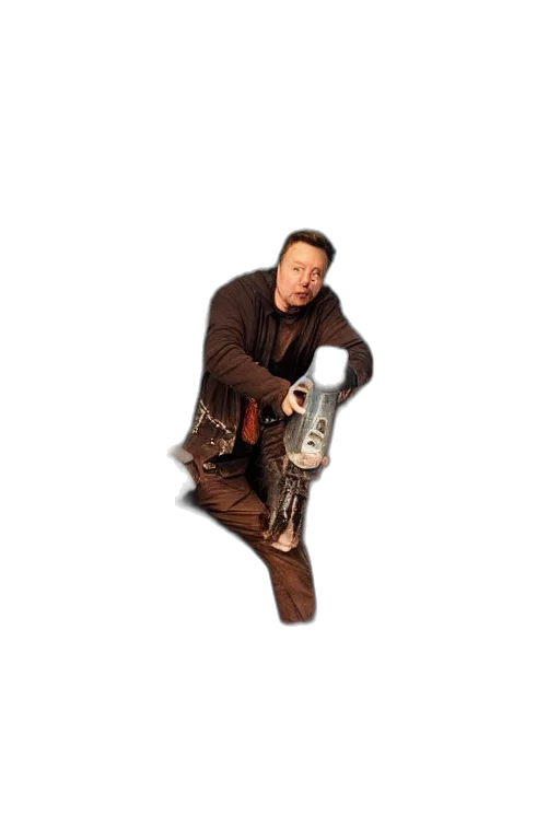 robot, shoes, jacket, weapon transparent PNG cut-out