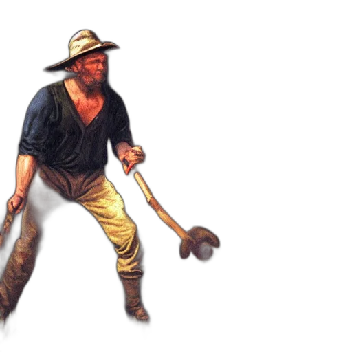 staff, weapon, hat, concept art, photorealistic, oil painting, realistic, painting transparent PNG cut-out