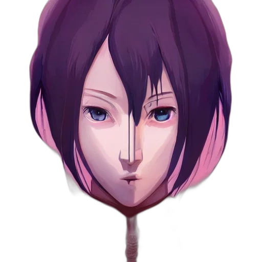 umbrella, face, staff, flower transparent PNG cut-out