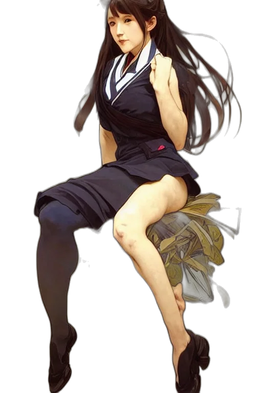 dress, staff, weapon, shoes transparent PNG cut-out