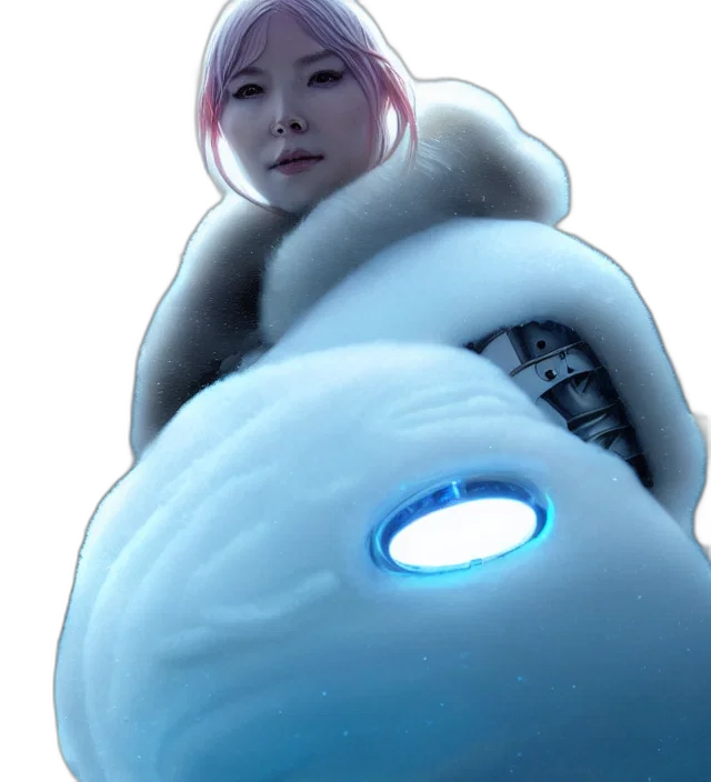 creature, robot, animal, dragon, 3d render, concept art, cyberpunk, vaporwave transparent PNG cut-out