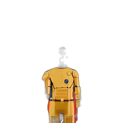 robot, jacket, staff, dress transparent PNG cut-out