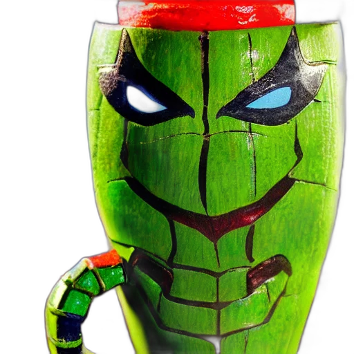 bottle, mask, 3d render, pixel art transparent PNG cut-out