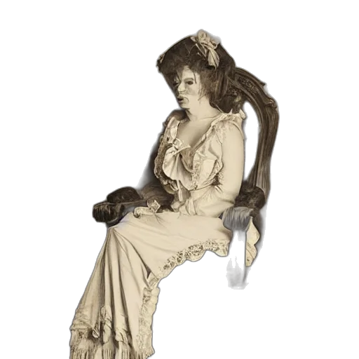 dress, staff, mask, face transparent PNG cut-out