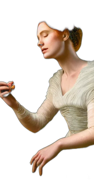 dress, jewelry, jacket, staff, photorealistic, 3d render, oil painting, concept art transparent PNG cut-out
