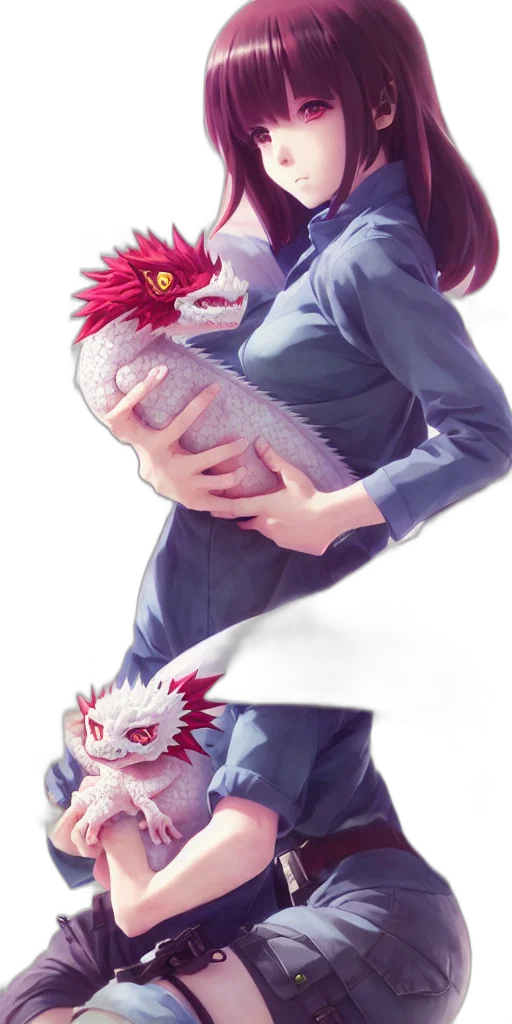 creature, animal, jacket, weapon transparent PNG cut-out