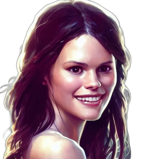 face, photorealistic, cartoon, fantasy art, oil painting, photo, rachel, bilson transparent PNG cut-out